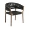 Armen Living Fineline and Doris Indoor Outdoor 5 Piece Dining Set in Light Eucalyptus Wood SETFLDILT5DOCH - alternate 9